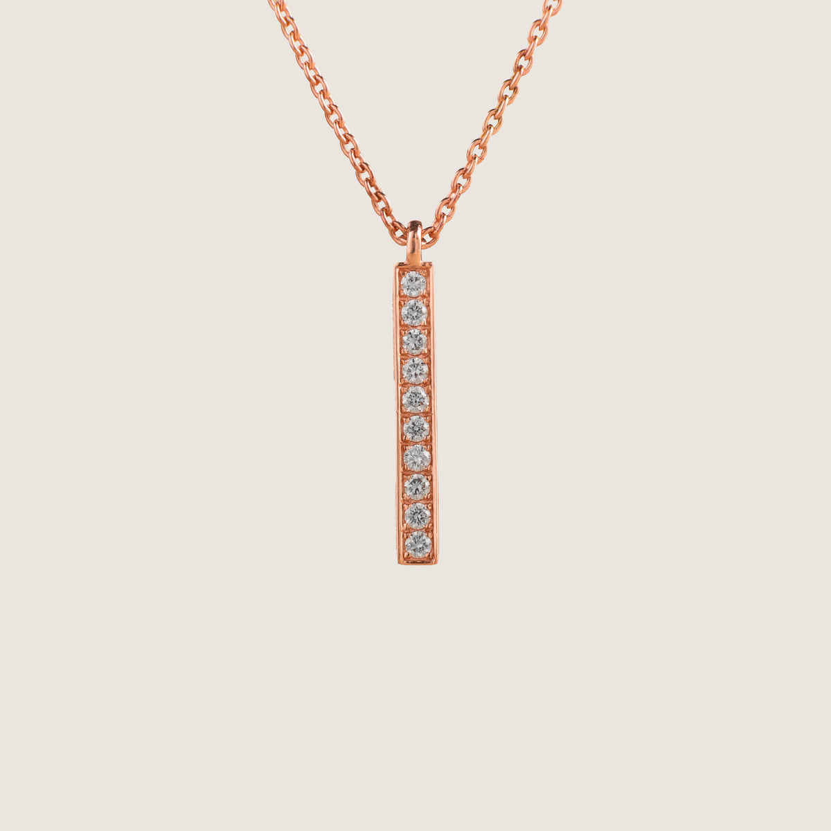 BAR LINE PENDANT CHAIN