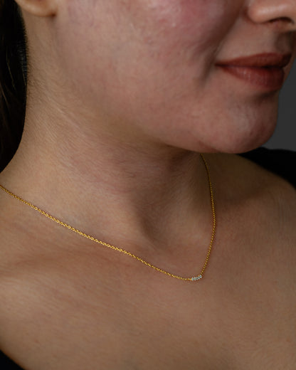 CURVE LINE PENDANT CHAIN