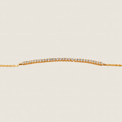 HALF TENNIS BRACELET