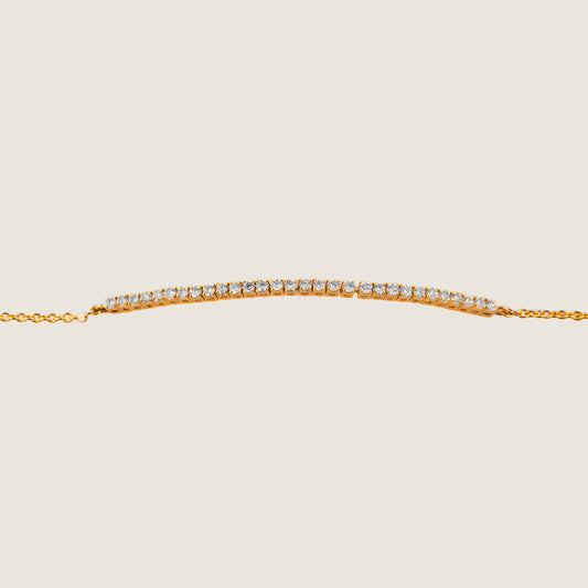 HALF TENNIS BRACELET