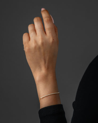HALF TENNIS BRACELET