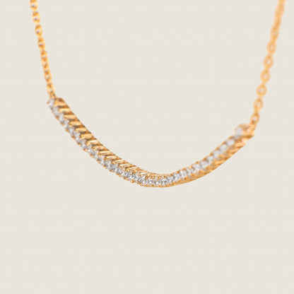 HALF TENNIS PENDANT CHAIN