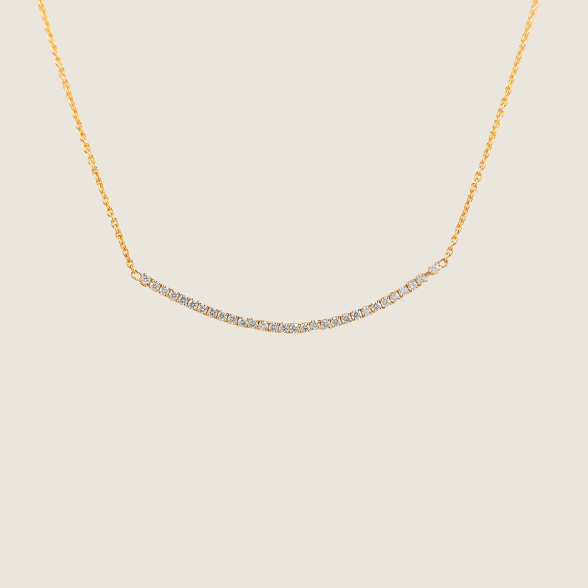 HALF TENNIS PENDANT CHAIN