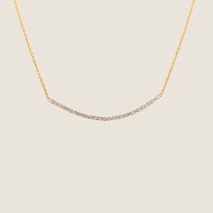 HALF TENNIS PENDANT CHAIN