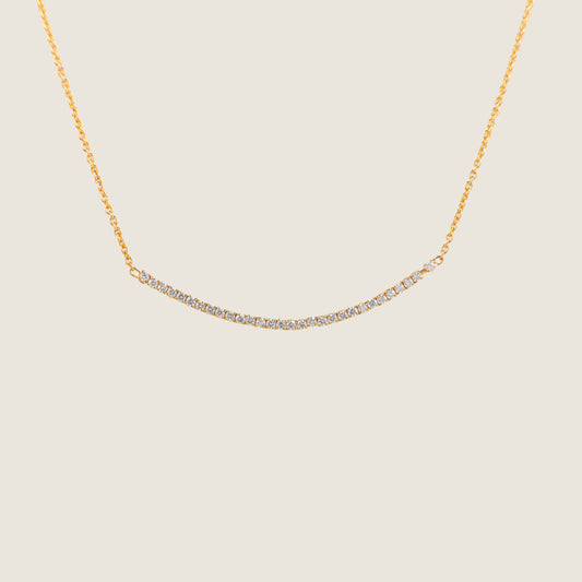 HALF TENNIS PENDANT CHAIN