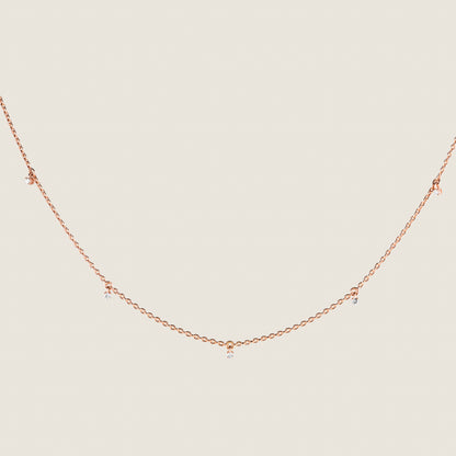 MULTI DIAMOND PENDANT CHAIN