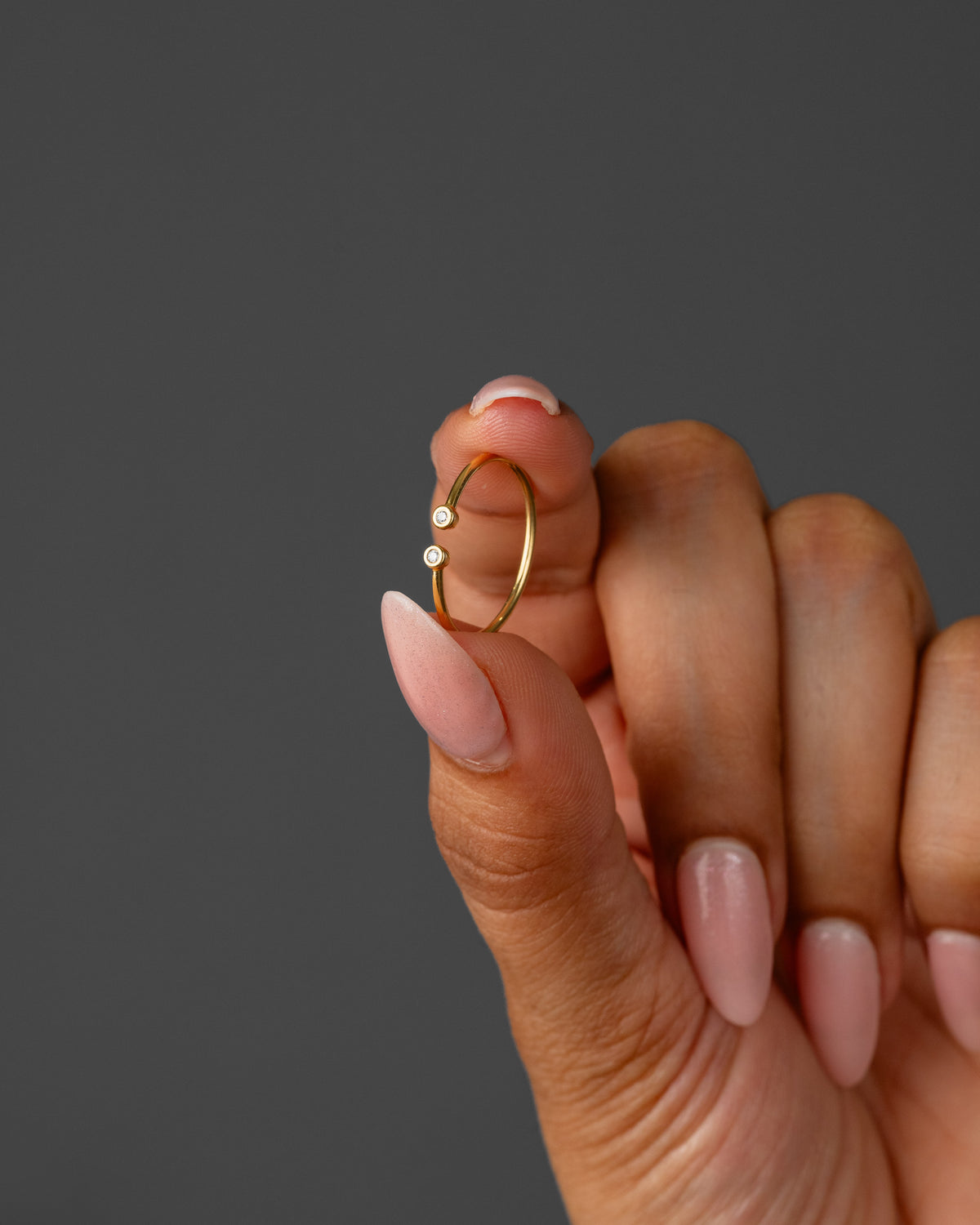 OPEN HOOP RING
