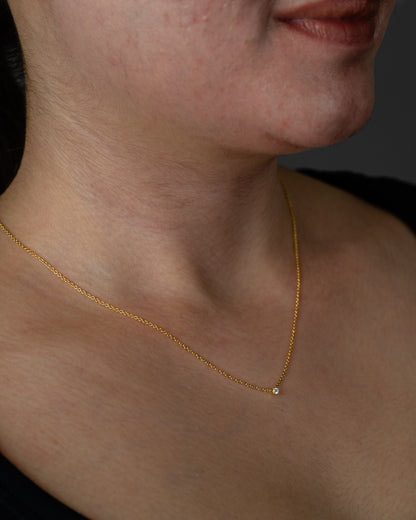 SOLITAIRE PENDANT CHAIN