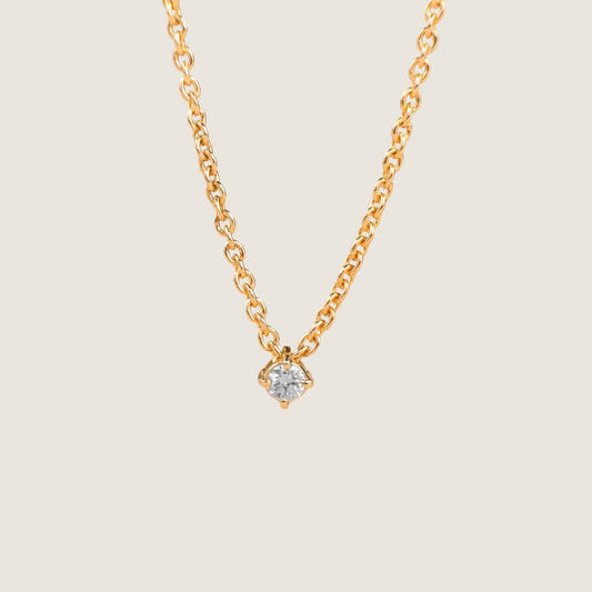 SOLITAIRE PENDANT CHAIN